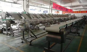 海參捕撈季將至，海參重量大小自動(dòng)分級(jí)秤正緊密備貨中